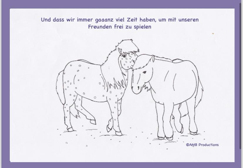 Tierisch Heilen e.V. - Pony-Malbuch